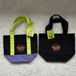 Two Trader Joe’s Mini Canvas Bags